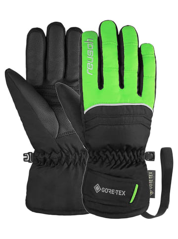 Reusch Funktionsfingerhandschuhe "Teddy GORE-TEX" in Schwarz/ Grün