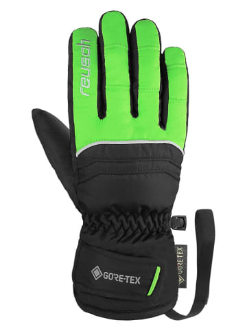 Reusch Funktionsfingerhandschuhe "Teddy GORE-TEX" in Schwarz/ Grün