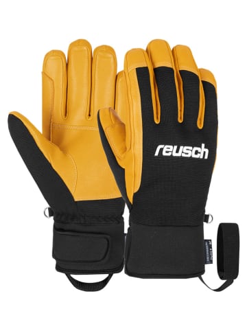 Reusch Rękawiczki funkcyjne "Hauler R-TEX XT" w kolorze żółto-czarnym