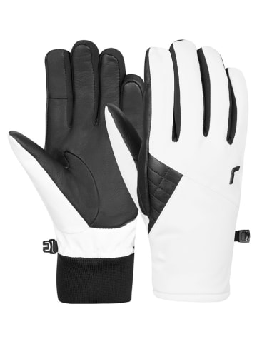Reusch Funktionsfingerhandschuhe "Diana TOUCH-TEC" in Weiß/ Schwarz