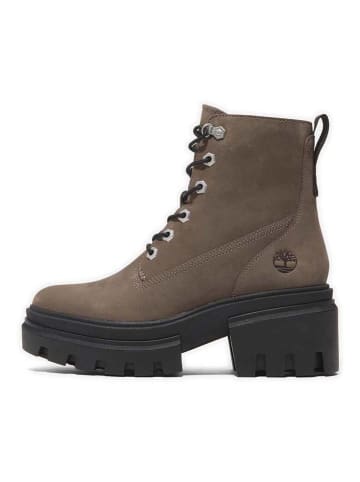 Timberland Leren enkellaarzen "Everleigh" donkerbruin