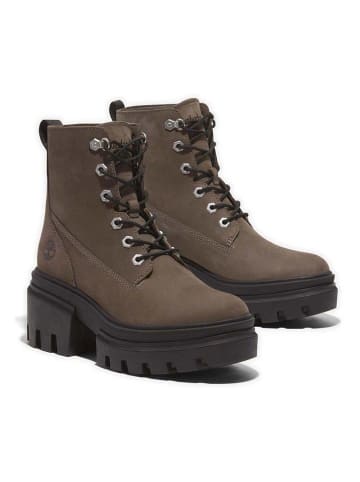 Timberland Leder-Stiefeletten "Everleigh" in Dunkelbraun