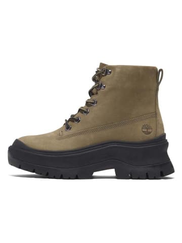 Timberland Leren winterlaarzen "Roxie Lane" kaki