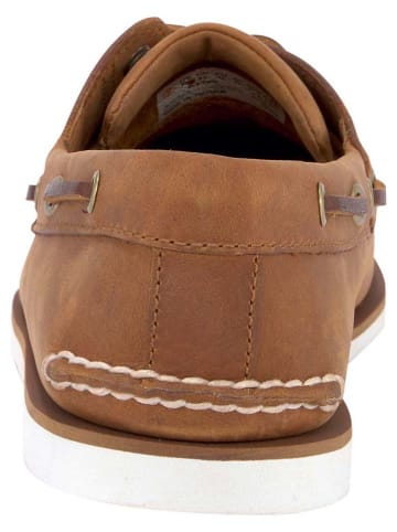 Timberland Leren mocassins "Classic boat 2 Eye" lichtbruin