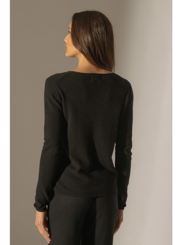 Perfect Cashmere Kaschmir-Pullover "Oprah" in Schwarz
