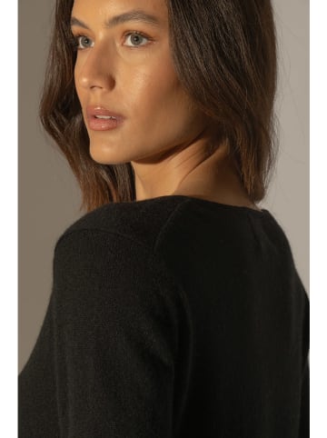 Perfect Cashmere Kaschmir-Pullover "Oprah" in Schwarz