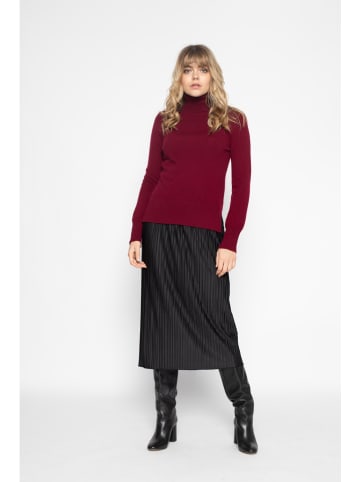 Perfect Cashmere Kaschmir-Rollkragenpullover "Tracy" in Bordeaux