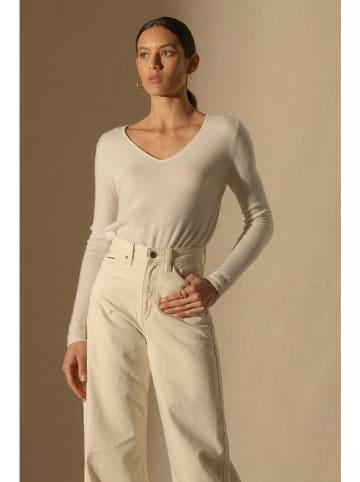 Perfect Cashmere Kaschmir-Pullover "Shannon" in Creme