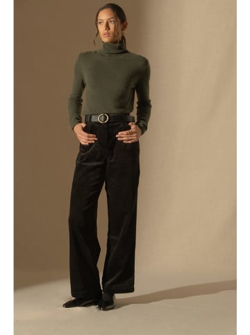 Perfect Cashmere Kasjmieren trui "Ashley" kaki