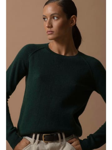Perfect Cashmere Kasjmieren trui "Wilma" donkergroen