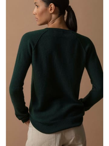 Perfect Cashmere Kasjmieren trui "Wilma" donkergroen