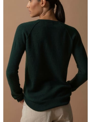 Perfect Cashmere Kaszmirowy sweter w kolorze ciemnozielonym