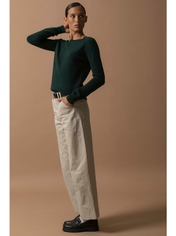 Perfect Cashmere Kasjmieren trui "Wilma" donkergroen