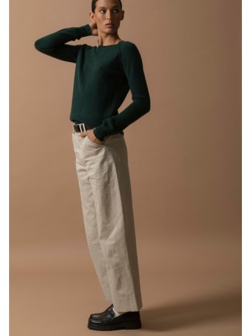 Perfect Cashmere Kaszmirowy sweter w kolorze ciemnozielonym