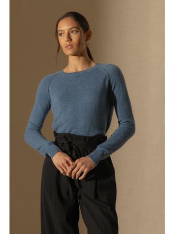 Perfect Cashmere Kasjmieren trui "Wilma" blauw