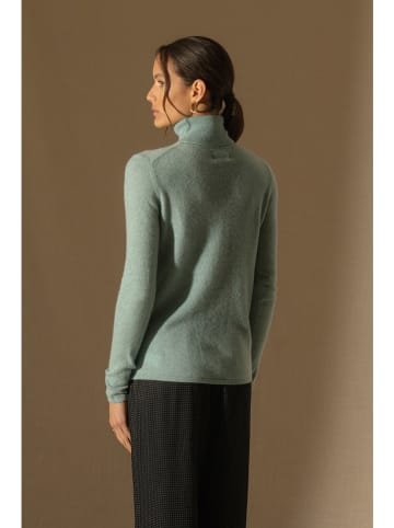 Perfect Cashmere Kaschmir-Rollkragenpullover "Ashley" in Mint