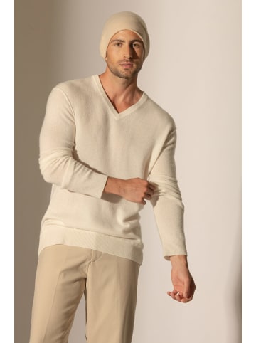 Perfect Cashmere Kaschmir-Pullover "Lorenzo" in Creme