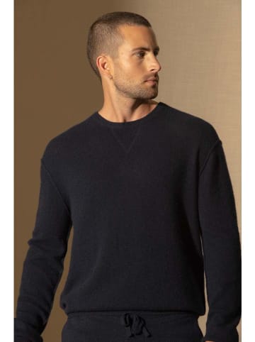 Perfect Cashmere Kaszmirowy sweter "Soan" w kolorze granatowym