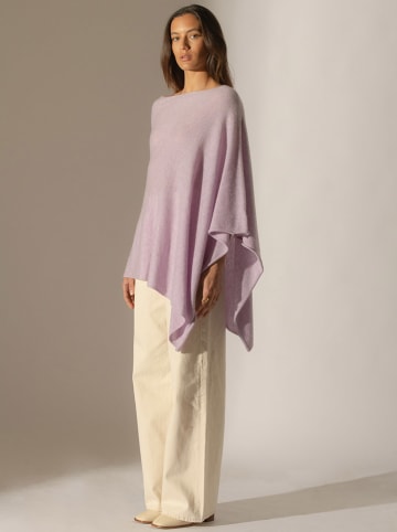 Perfect Cashmere Kasjmieren poncho "Tamara" llila