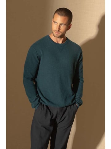 Perfect Cashmere Kaszmirowy sweter "Soan" w kolorze zielonym