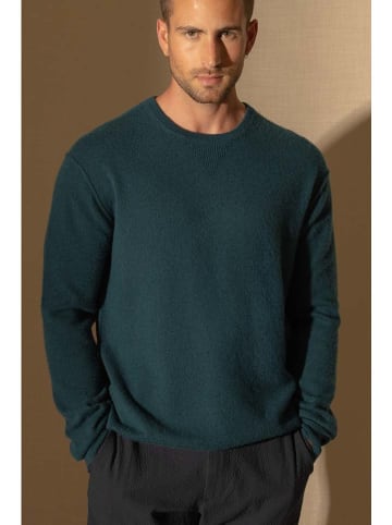 Perfect Cashmere Kaszmirowy sweter "Soan" w kolorze zielonym