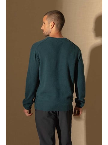 Perfect Cashmere Kaszmirowy sweter "Soan" w kolorze zielonym