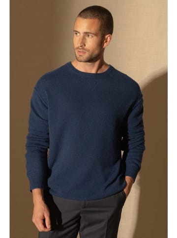 Perfect Cashmere Kasjmieren trui "Soan" donkerblauw