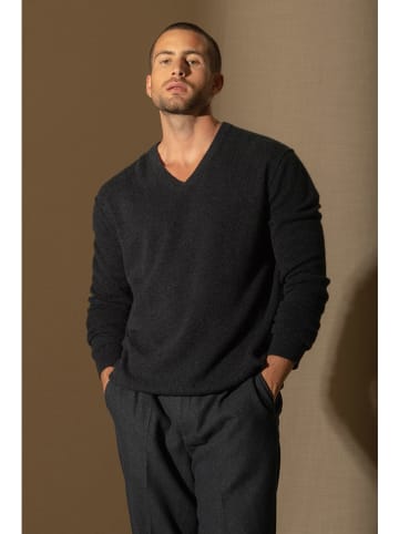 Perfect Cashmere Kaschmir-Pullover "Lorenzo" in Schwarz