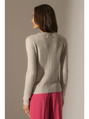 Perfect Cashmere Kasjmieren trui "Kyle" lichtgrijs