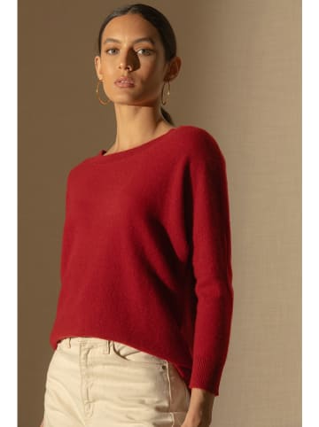 Perfect Cashmere Kaszmirowy sweter "Molly" w kolorze czerwonym