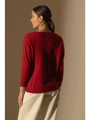 Perfect Cashmere Kaszmirowy sweter "Molly" w kolorze czerwonym