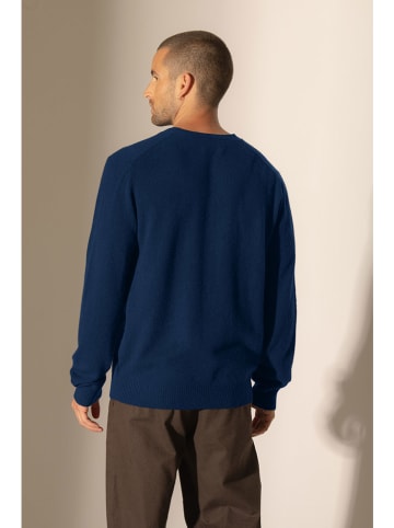 Perfect Cashmere Kaszmirowy kardigan "Errol" w kolorze niebieskim