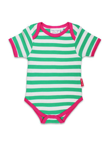 Toby Tiger 4tlg. Erstlingsset in Grün/ Bunt