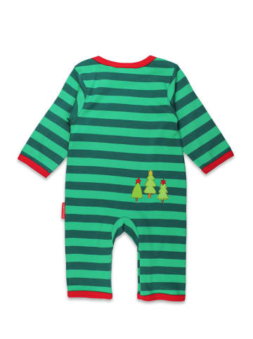 Toby Tiger Overall in Grün/ Hellbraun