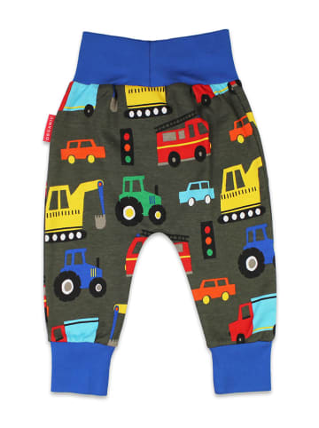 Toby Tiger Sweathose in Grau/ Blau/ Bunt