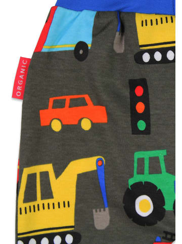 Toby Tiger Sweathose in Grau/ Blau/ Bunt