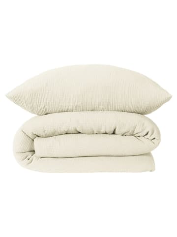 Schiesser Mousseline beddengoedset "Molly" crème