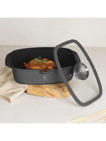 Berlinger Haus 2-delige set: braadpan met deksel "Anthracite Collection" antraciet - (L)32 cm