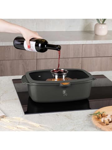 Berlinger Haus 2-delige set: braadpan met deksel "Anthracite Collection" antraciet - (L)32 cm