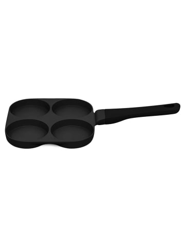 Berlinger Haus Patelnia "Black Rose Collection" w kolorze czarnym do hamburgerów - Ø 20 cm