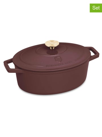 Berlinger Haus 2-częściowy zestaw "Cast Iron - Bordeaux Collection" - Ø 30 cm