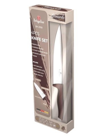 Berlinger Haus 4tlg. Küchenmesser-Set in Bordeaux
