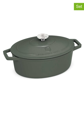 Berlinger Haus 2-częściowy zestaw "Cast Iron - Green Collection" - Ø 30 cm