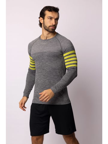 Spaio Trainngslongsleeve "Run" in Grau