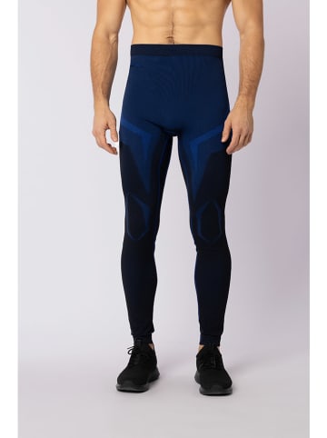 Spaio Legginsy termiczne "Confidence" w kolorze granatowo-czarnym