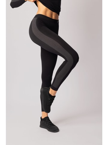Spaio Thermolegging "Fierce" zwart/grijs