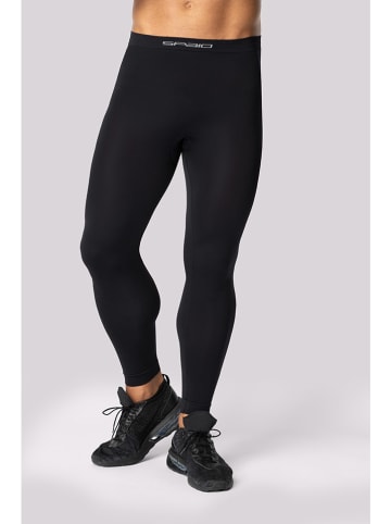 Spaio Legginsy termiczne "Alpha" w kolorze czarnym