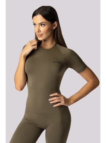 Spaio Koszulka termiczna "Alpha" w kolorze khaki