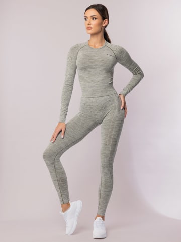 Spaio Trainingslongsleeve "Melange" kaki