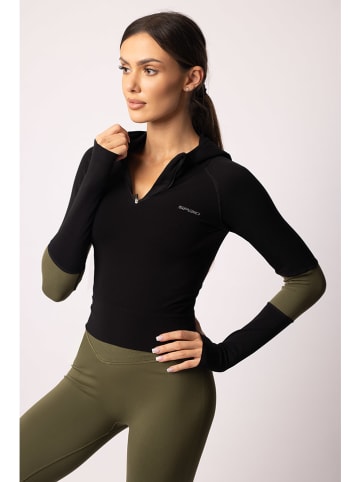 Spaio Trainingshoodie "Adapt" zwart/kaki